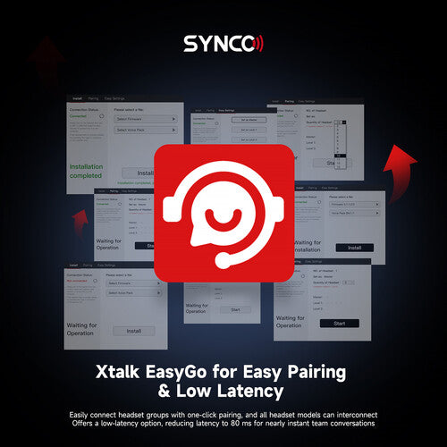 Synco Xtalk XPro1 Wireless Intercom Master/Remote Headset