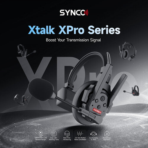 Synco Xtalk XPro1 Wireless Intercom Master/Remote Headset