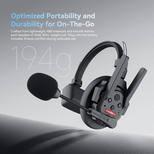 Synco Xtalk XPro1 Wireless Intercom Master/Remote Headset