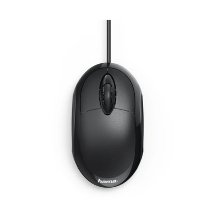 HAMA 173072 CM-100 USB Mouse, Optical, 3 Buttons, Black
