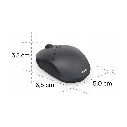 HAMA 173076 WM-150 Mini Wireless Mouse, Optical, Blk