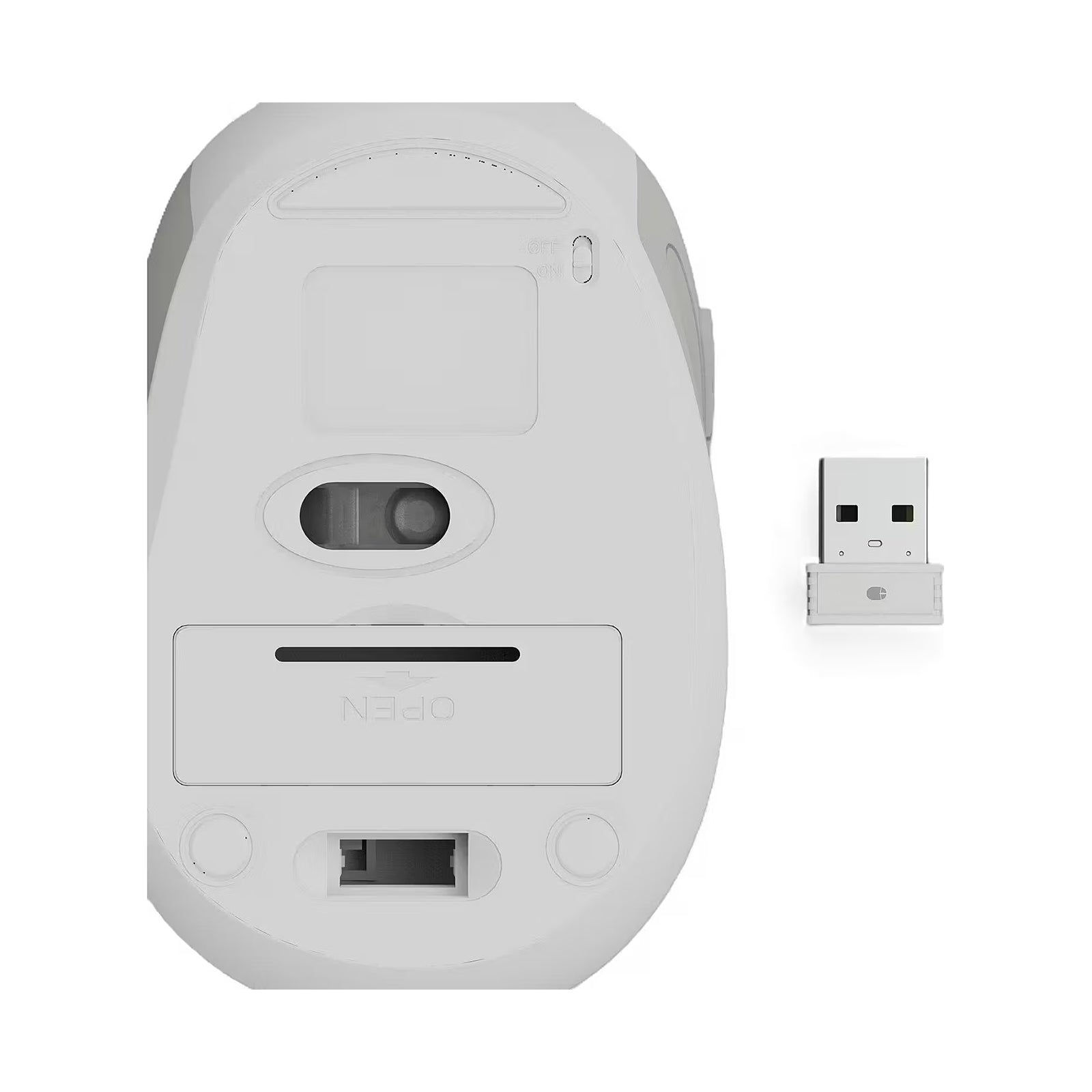 HAMA 173078 WM-400 Wireless Mouse, Ergon, Optical, White