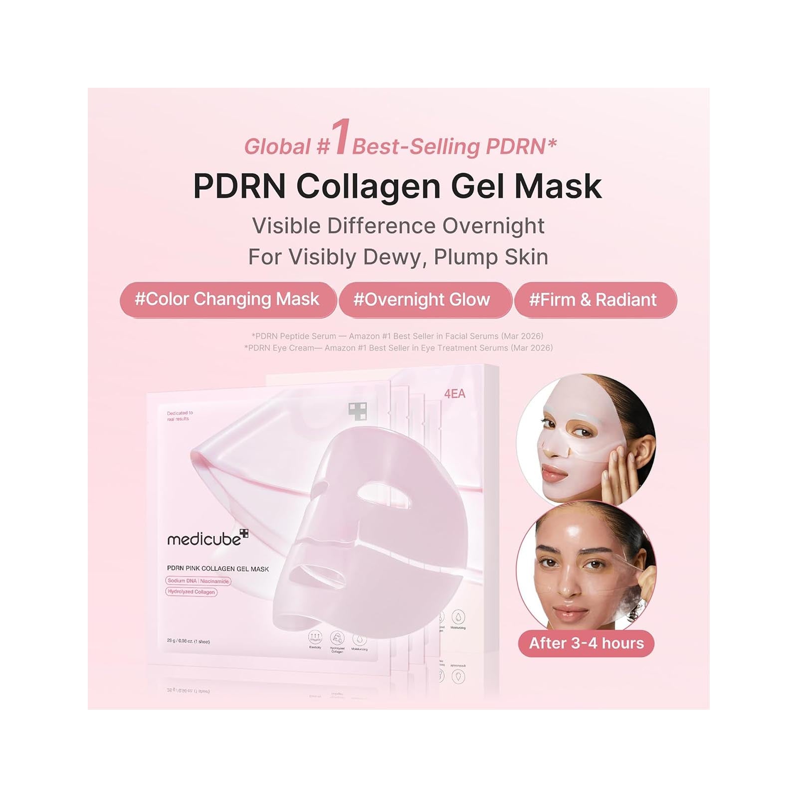 Medicube Pink Collagen Gel Mask (4EA)