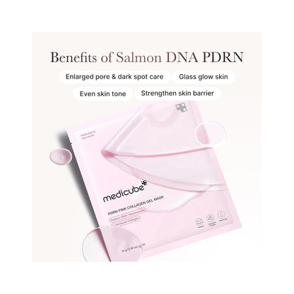 PDRN Pink Collagen Gel Mask (1EA) MEDICUBE