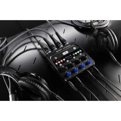 Zoom PodTrak P4next Portable Multitrack Podcast Recorder