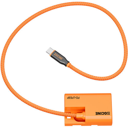 ZGCINE PD-LPE6P USB-C to LP-E6P Braided Dummy Battery Cable