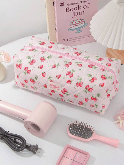 Carrying Hair Dryer Bag Strawberry Print CHN