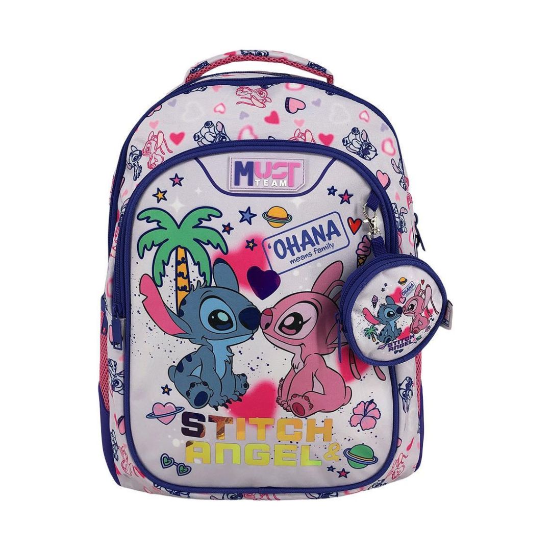 Must Disney Stitch & Angel  Backpack 17' must