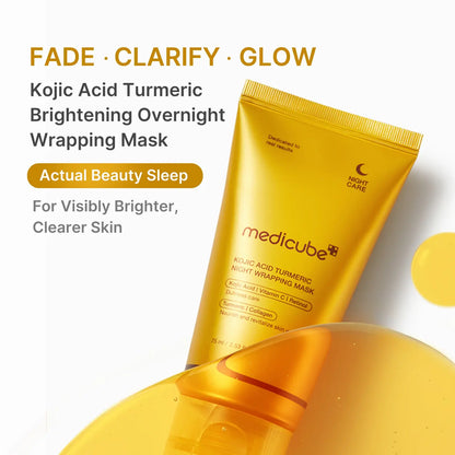Kojic Acid Turmeric Night Wrapping Mask 75 ML MEDICUBE
