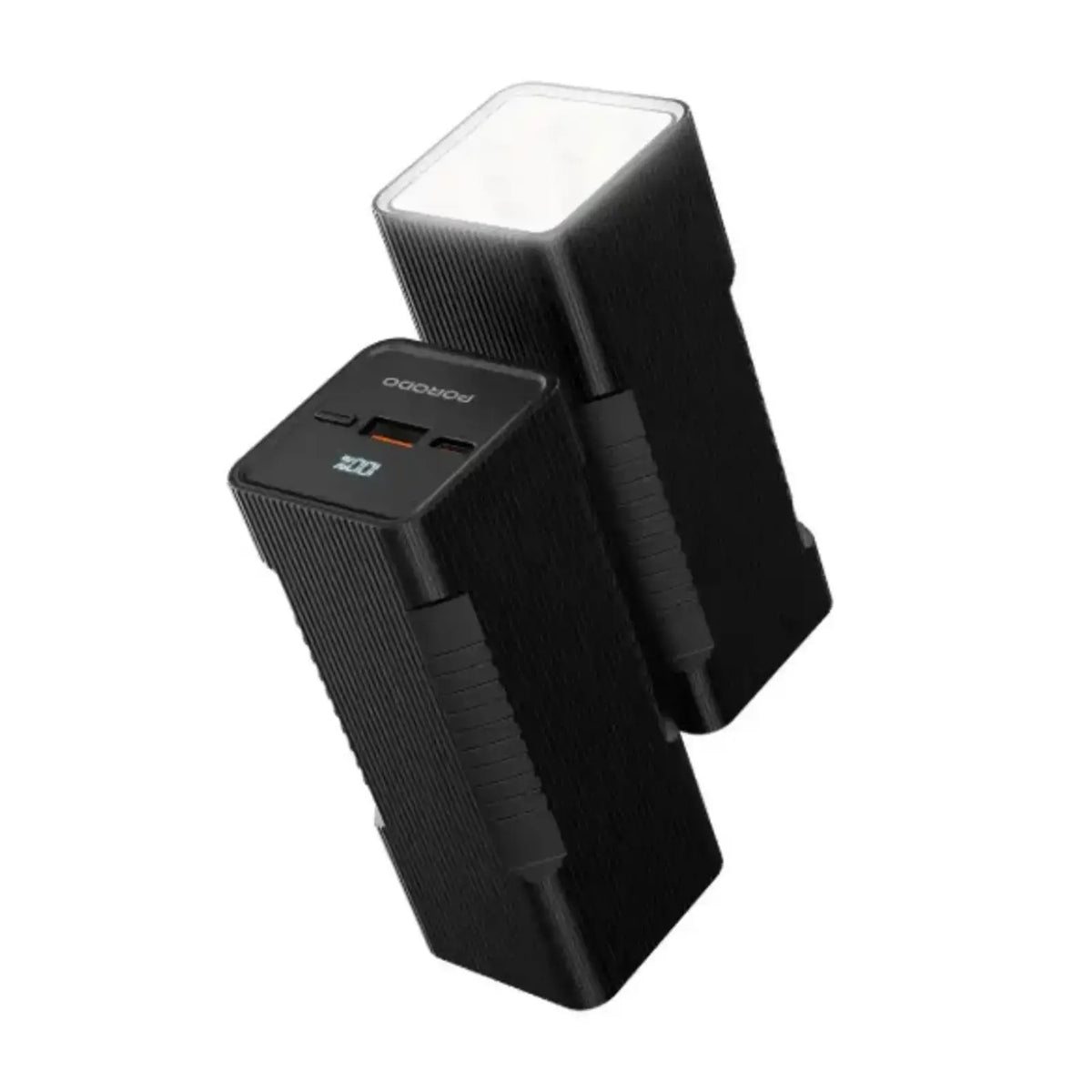 Porodo Lumera 22.5 W 10000 mAh Powerbank Flash Light - Black PORODO