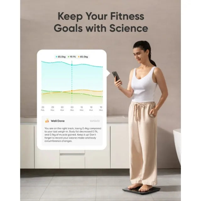 Eufy Smart Scale Wi-Fi Fitness Tracking Scale Intelligent