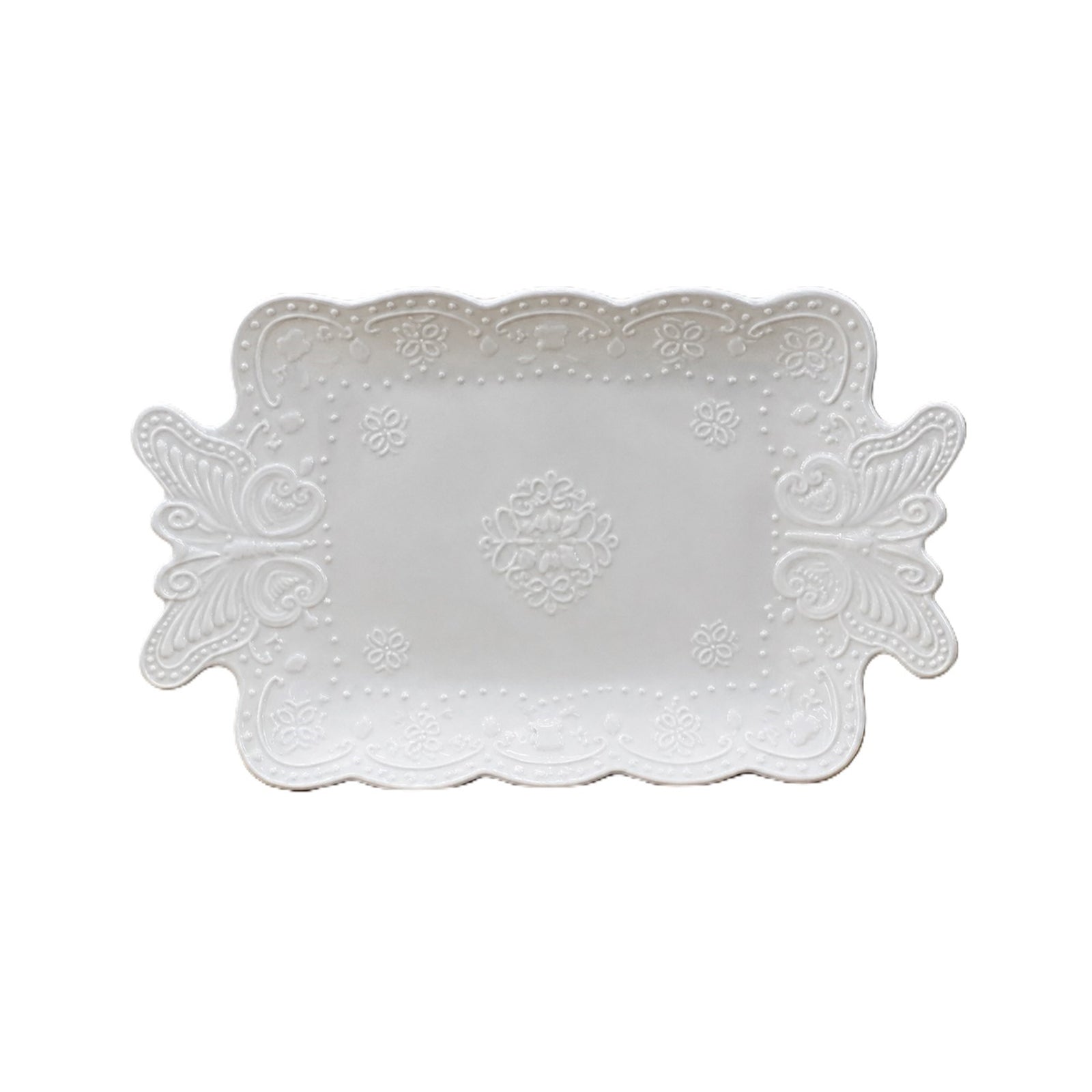 WHITE PORCELIAN PLASTER  D147