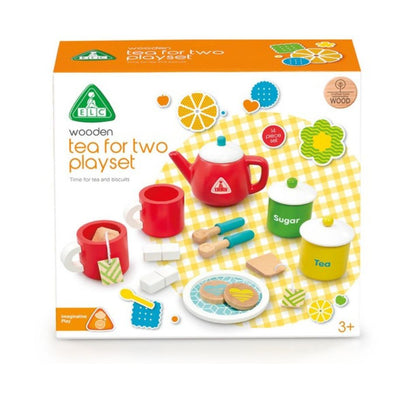 Wooden Tea For Two
