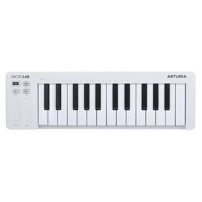 Arturia MicroLab 3 MIDI Keyboard, White ARTURIA