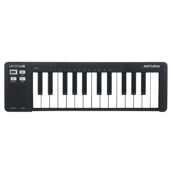Arturia MicroLab 3 MIDI Keyboard, Black