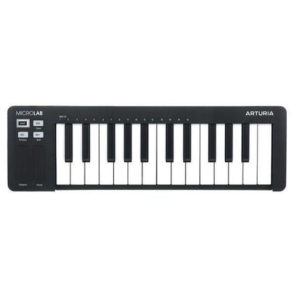 Arturia MicroLab 3 MIDI Keyboard, Black ARTURIA
