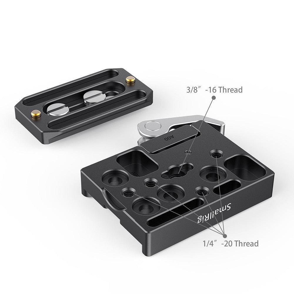 SmallRig Quick Release Clamp and Plate ( Arca-type Compatible) 2144B - Cinegear Middle-East S.A.L