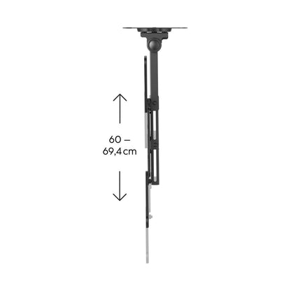 HAMA 220877 TV Ceiling Bracket Swivel, 400x400, blk