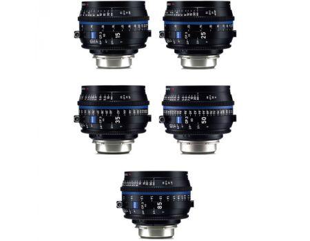 Zeiss CP.3 XD 5-Lens Set (PL Mount) - Cinegear Middle-East S.A.L