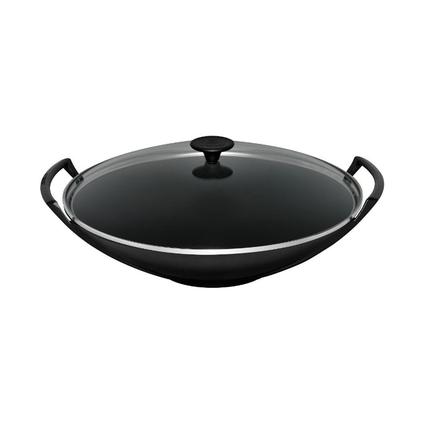 Wok c.cop.vetro 36cm, Black