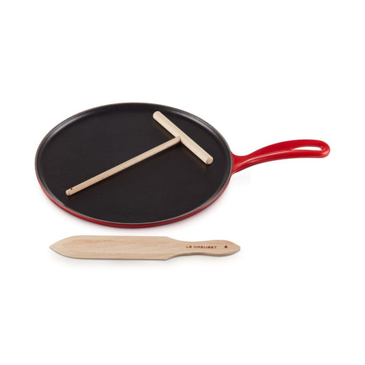 Le Creuset Round Crepe Maker 27cm (Cherry)