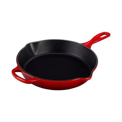 Le Creuset Deep Double Beak Frying Pan Evo 26cm (Cherry)