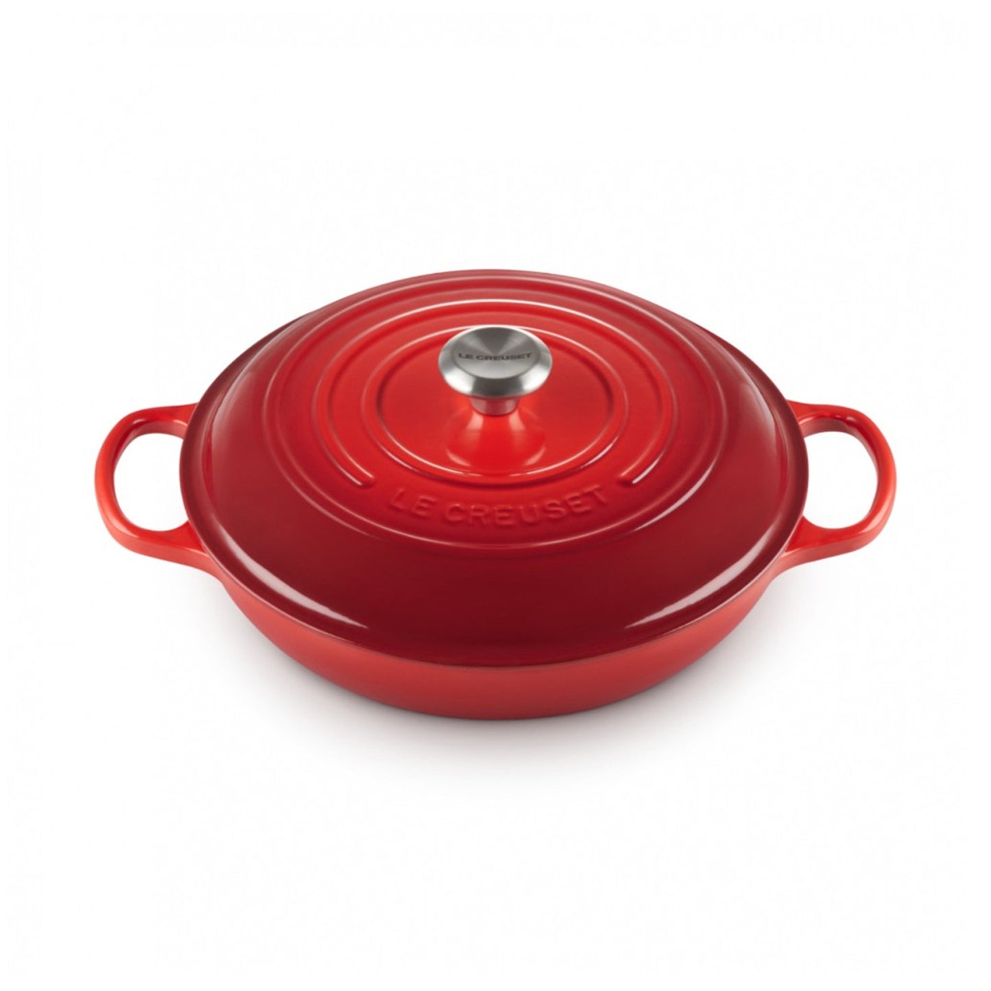 Le Creuset Shallow Pan Evo 30cm (Cherry)