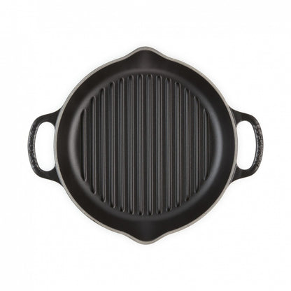 Le Creuset Round Deep Grill Evo 25cm (Black)