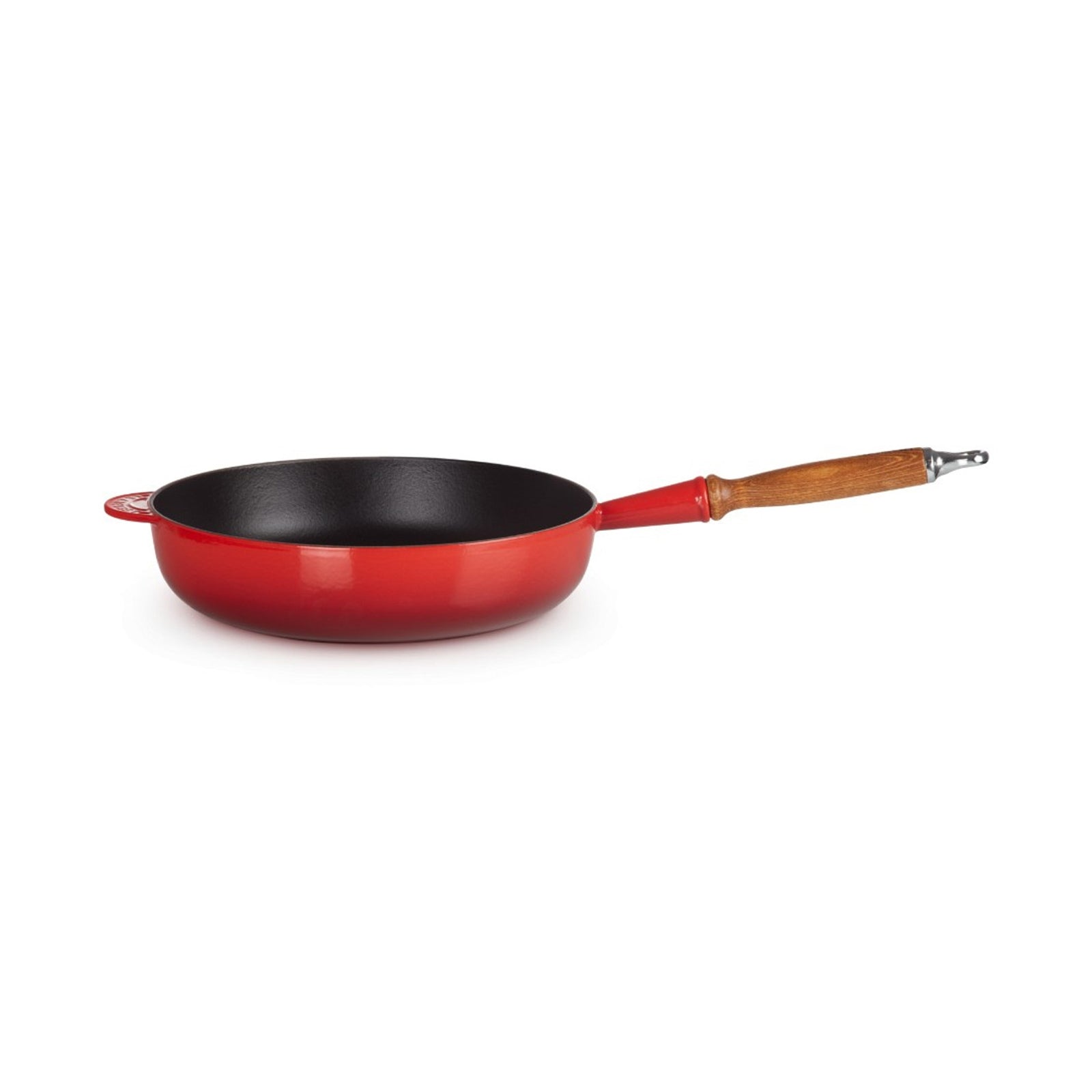 Le Creuset Evo High Pan with Wooden Handle 28cm (Cherry)