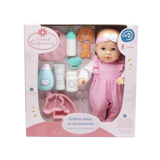 Baby Gift Set & Accessories Cerise & Capucine