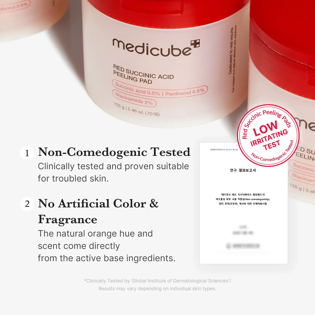 Red Succinic Peeling Pad MEDICUBE