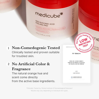 Red Succinic Peeling Pad MEDICUBE