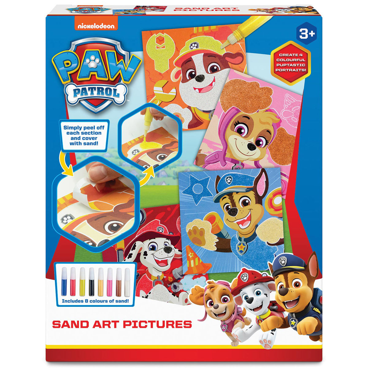 Paw Patrol Sand Art Pictures Craft Set Addo
