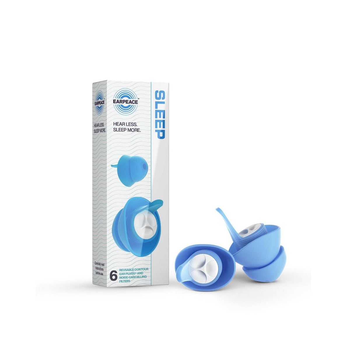 Earpeace Sleep Earplugs with Full-Block Filters