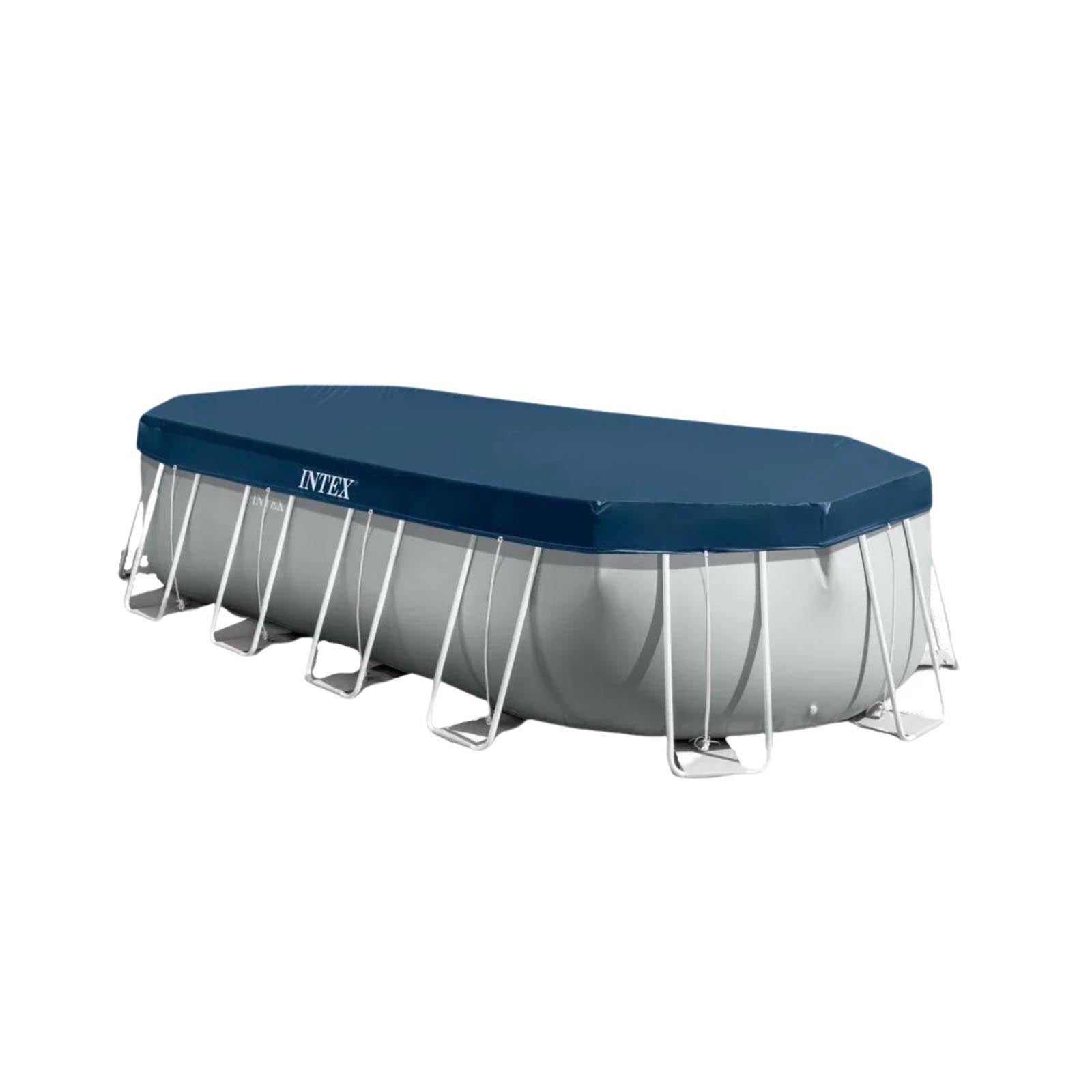 PRISM FRAME OVAL POOL SET 6.1M X 3.05M X 1.22M INTEX