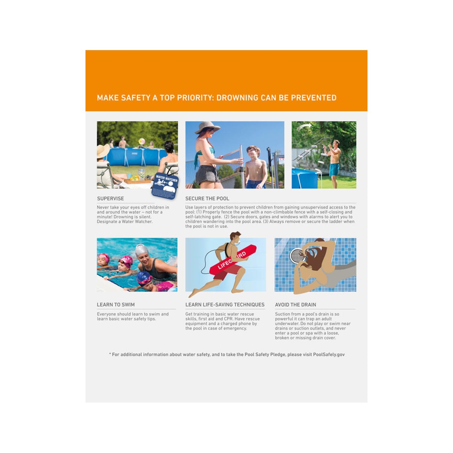 Rectangular Frame Pool 2.2M X 1.5M X 60CM INTEX