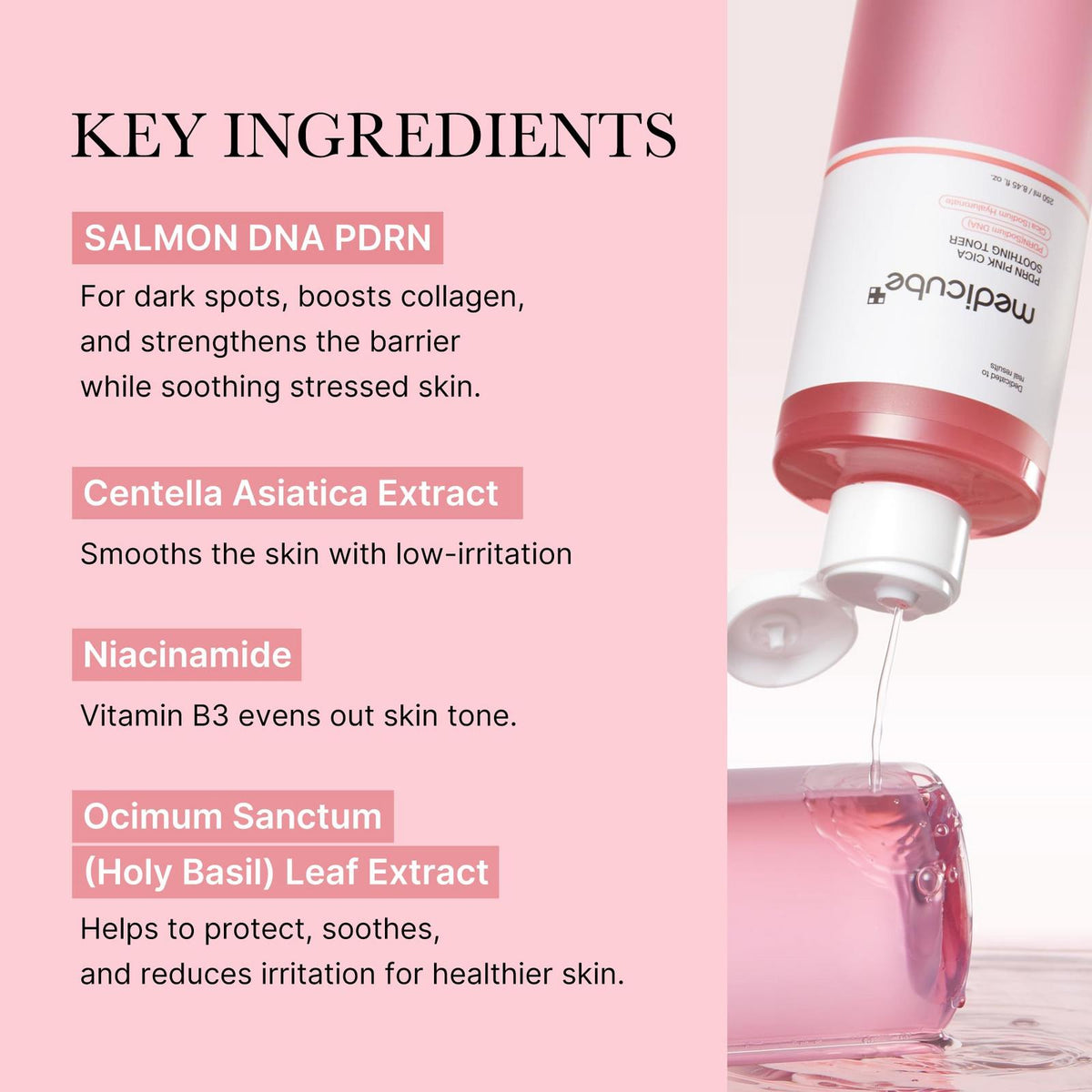 PDRN Pink Cica Soothing Toner 250 ML