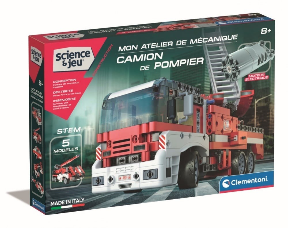 Clementoni Mon Atelier de Mecanique Camion de Pompier Clementoni