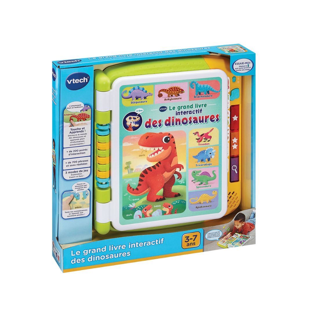 Vtech Le Grand Livre Interactif des Dinosaures Vtech