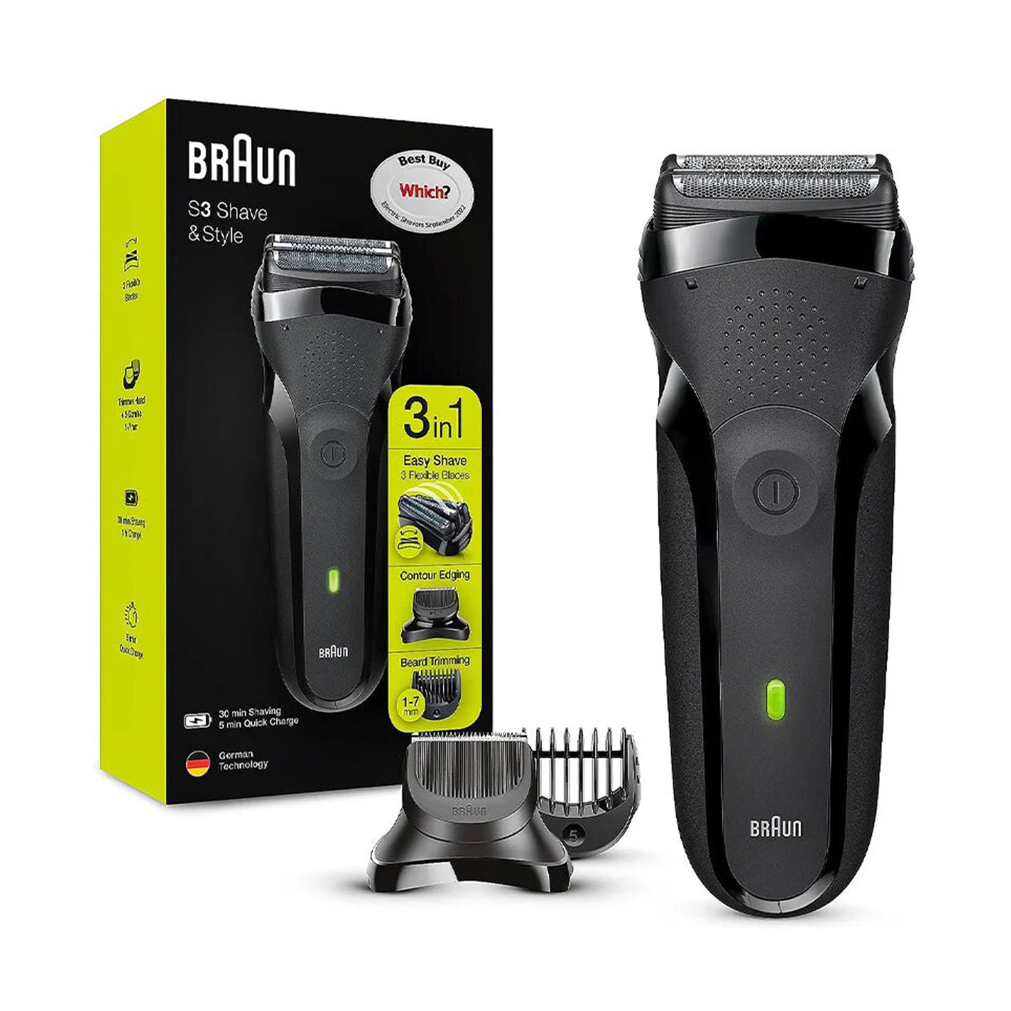 Braun Series 3 300s Wet & Dry Electric Shaver