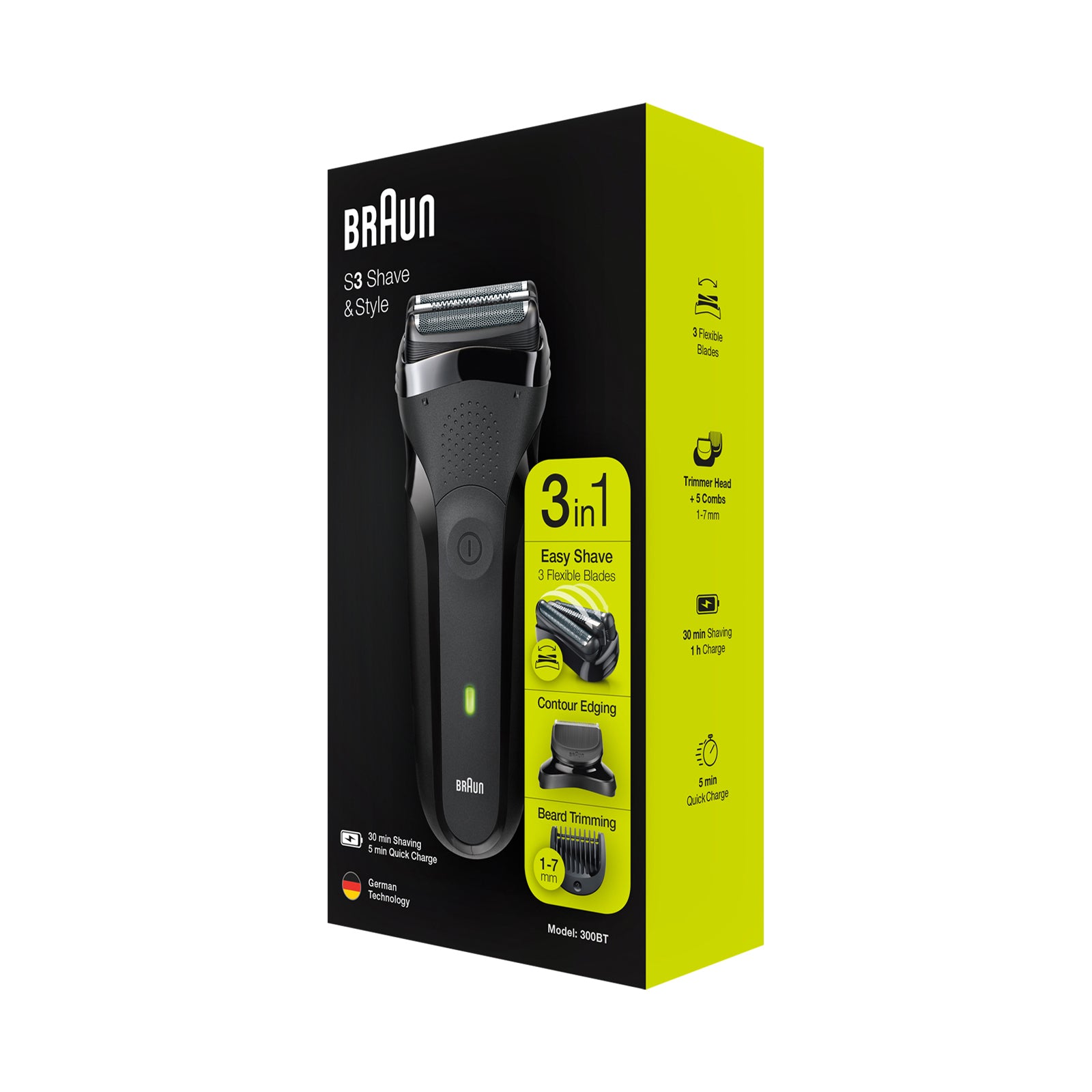 Braun Series 3 300s Wet & Dry Electric Shaver