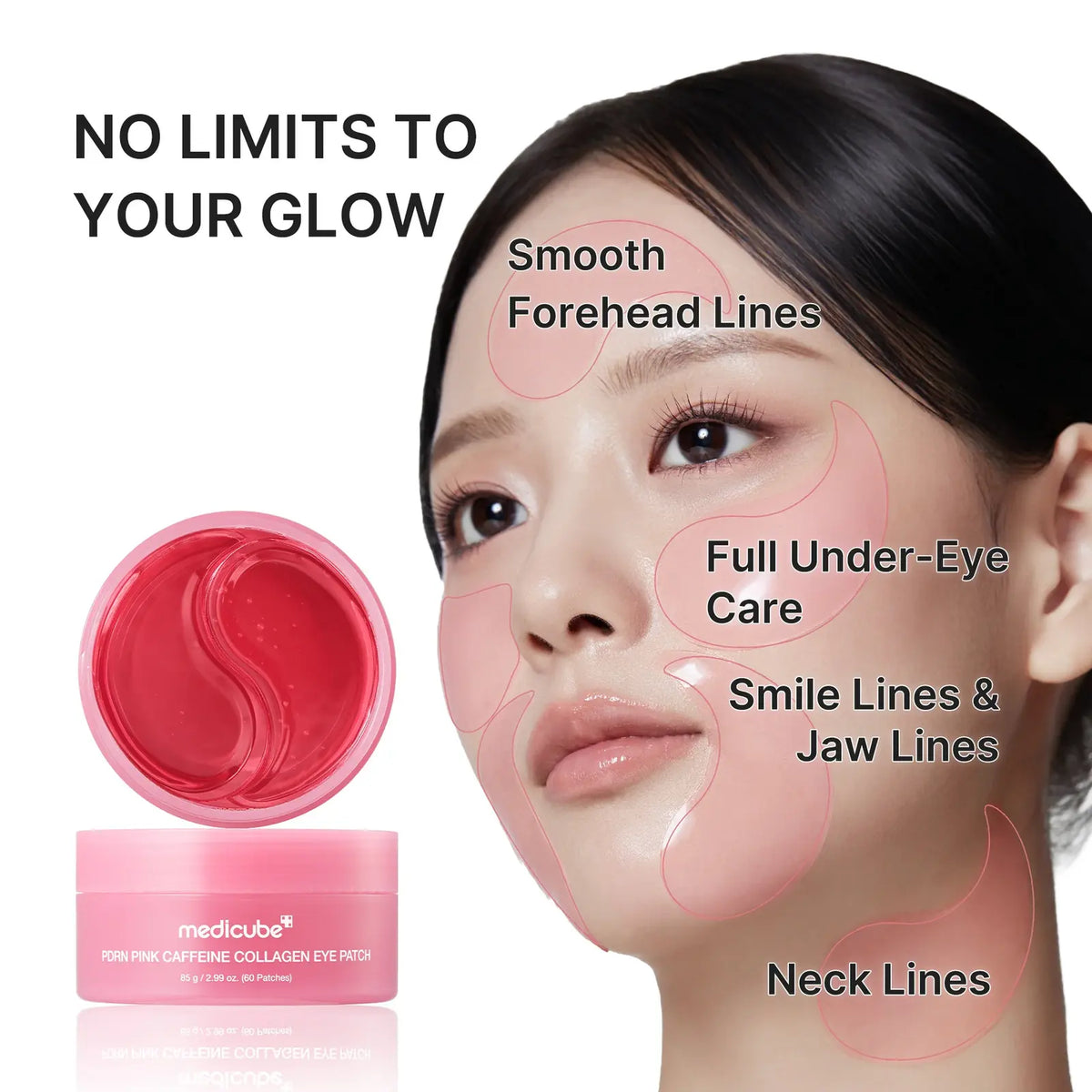 Medicube PDRN Pink Caffeine Collagen Eye Patch MEDICUBE