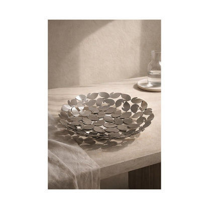 Round Stainless Steel Fruit Basket – Black Nickel Finish ORCA HOME