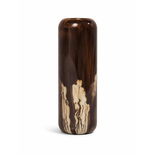 Molten Brown Column Vase ORCA HOME