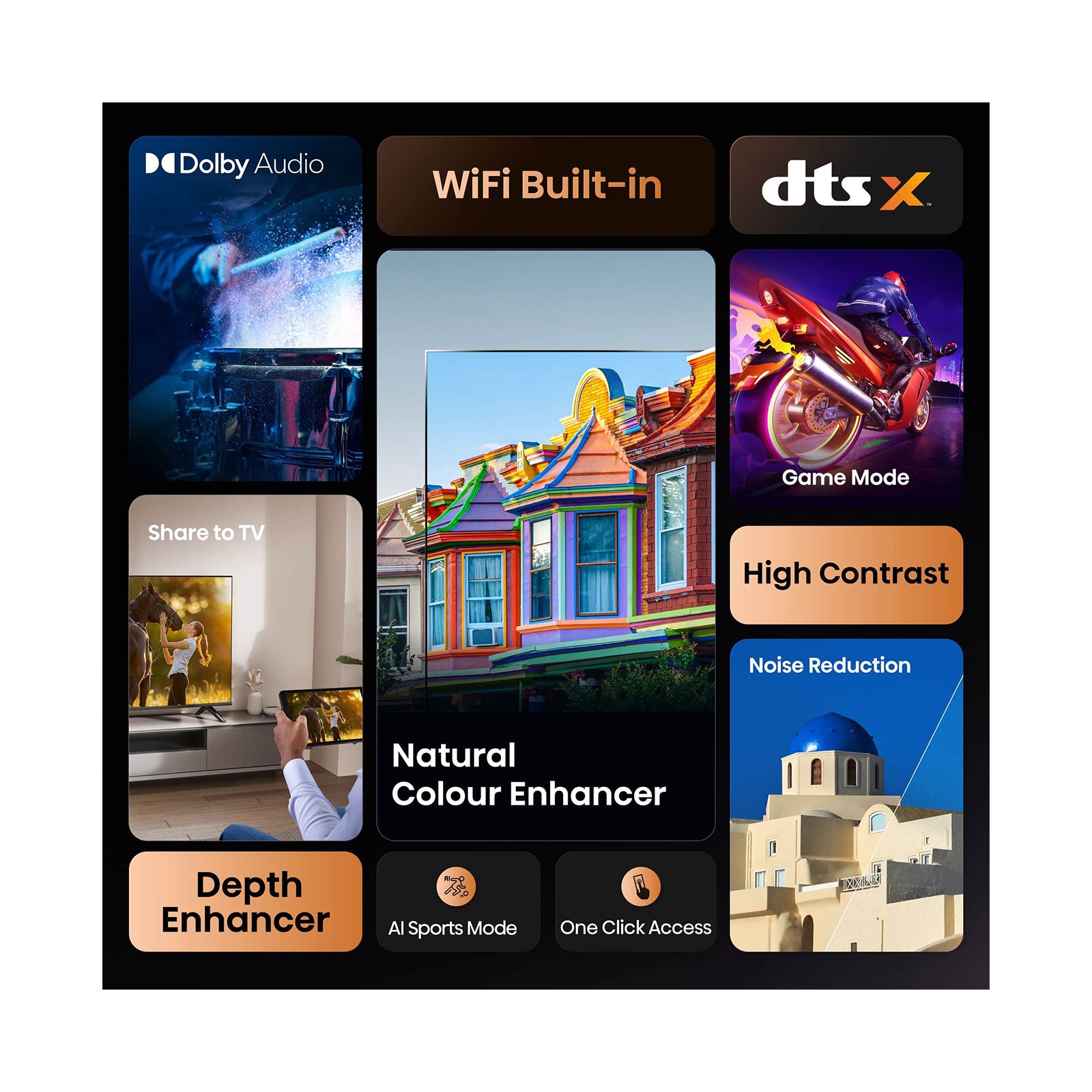 HISENSE 32” LED FULL HD VIDAA Smart TV