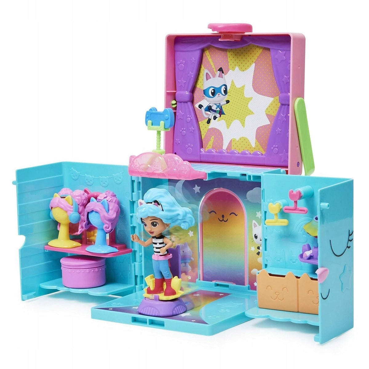 Gabi's Cat House Rainbow Wardrobe Spin Master