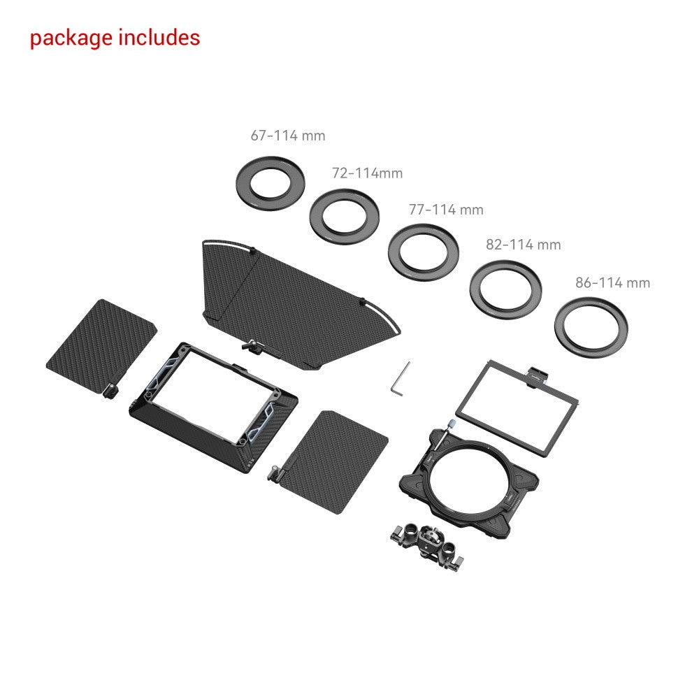 SmallRig Multifunctional Modular Matte Box (Φ114mm) Basic Kit 3641 - Cinegear Middle-East S.A.L
