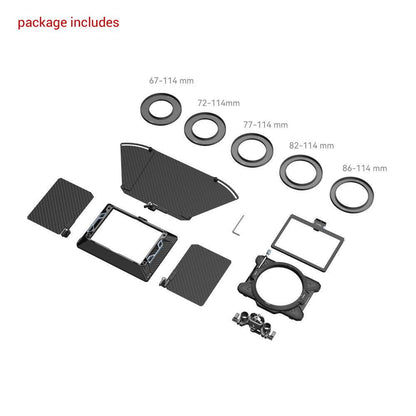 SmallRig Multifunctional Modular Matte Box (Φ114mm) Basic Kit 3641 - Cinegear Middle-East S.A.L