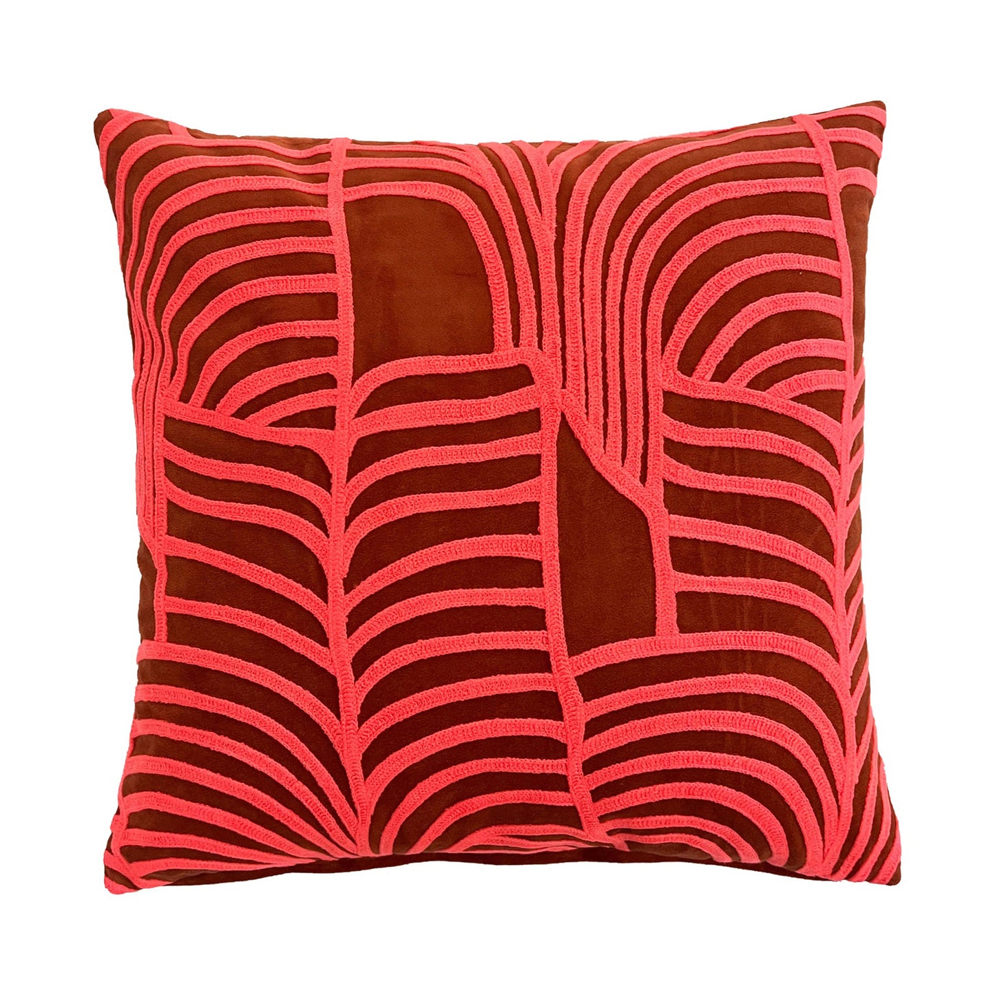 Decorative Cushion – Brown & Pink ORCA HOME