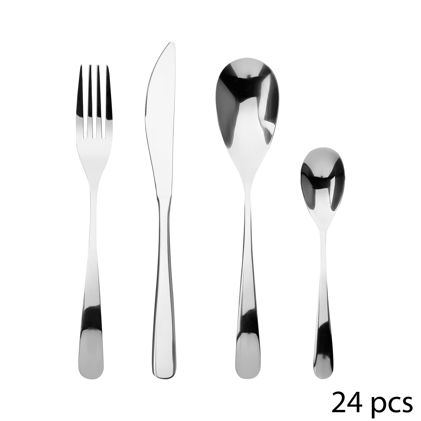 Cutlery set 24pcs inox